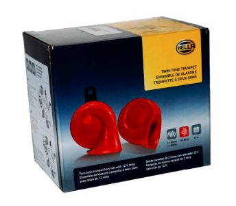 Claxon Caracol Hella - rojo - Imagen 2